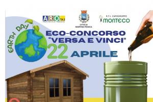 ECO-CONCORSO "VERSA E VINCI": UNA GIORNATA DEDICATA ALLA RACCOLTA DELL'OLIO VEGETALE ESAUSTO