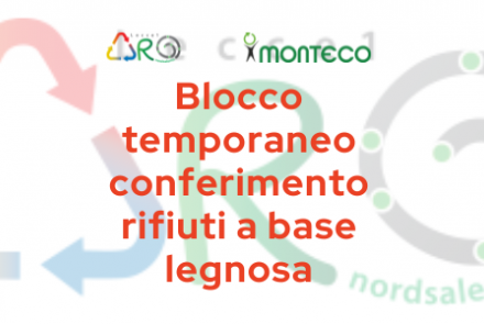 ARO LE1 Raccolta rifiuti legnosi: blocco temporaneo