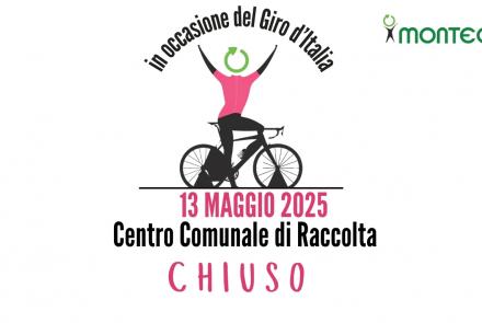 martedì 13 Maggio 2025: Centro Comunale di Raccolta chiuso